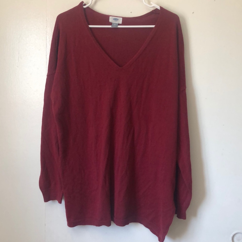 Old Navy Burgundy sweater